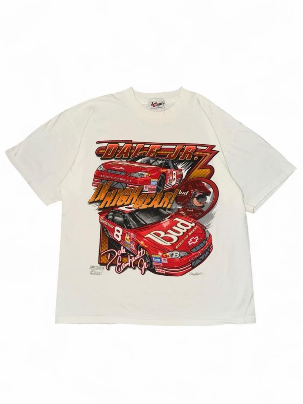 Vintage 90s NASCAR Dale Earnhardt Jr. Racing t-shirt size medium
